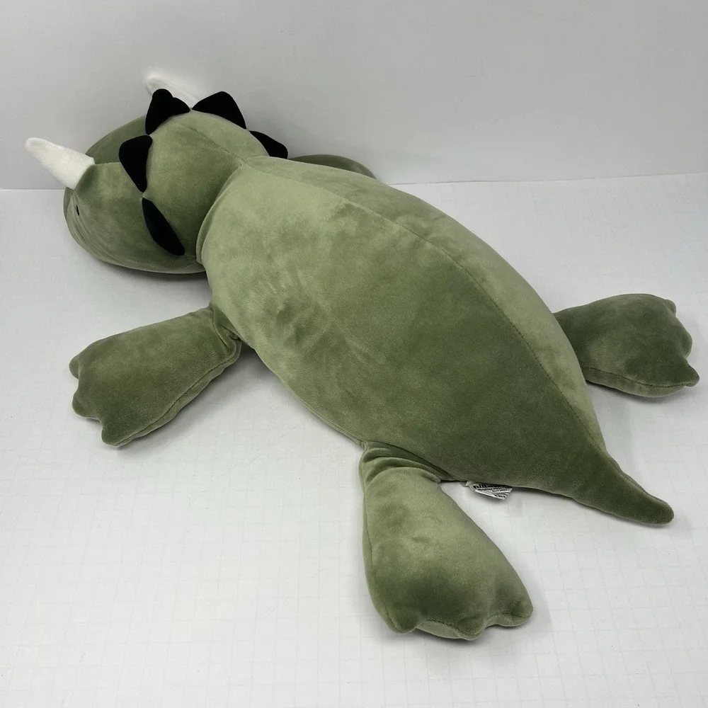 Pillowfort Large Weighted Dinosaur Plush‎ Triceratops Throw Stuffed Animal 24